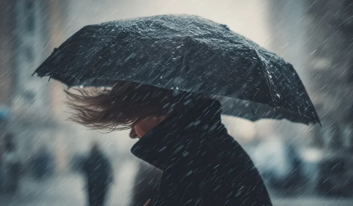 Alerta roja y naranja del SMN: lluvias intensas y viento en cuatro provincias para este jueves