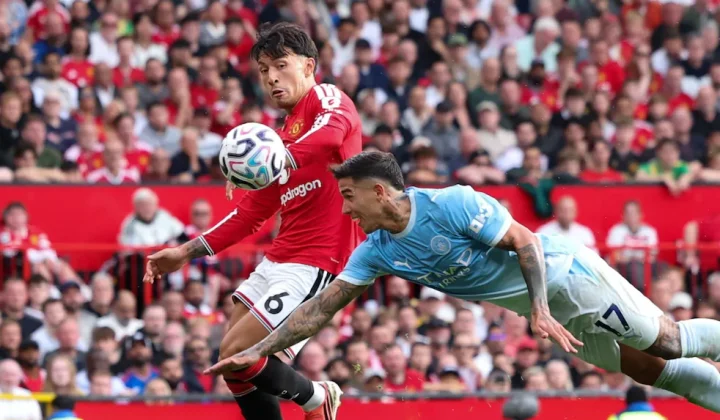 El descargo de Lisandro Martínez y la admisión de la Premier League tras la polémica en el clásico de Manchester