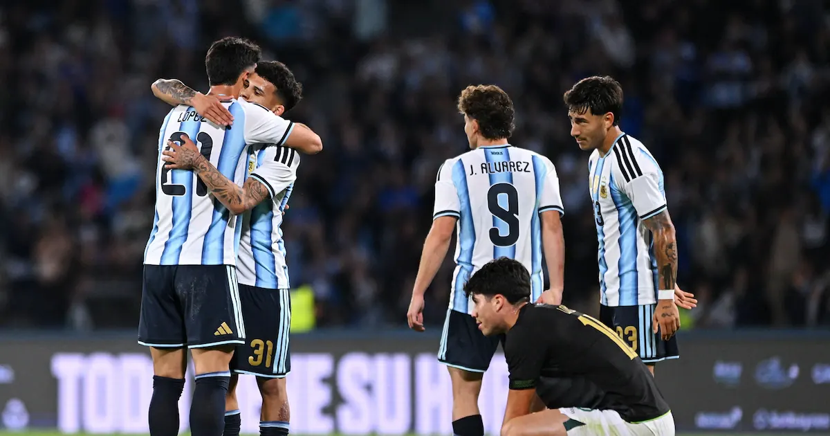 El “Flaco” López marcó su primer gol en la selección argentina en el amistoso ante Bolivia