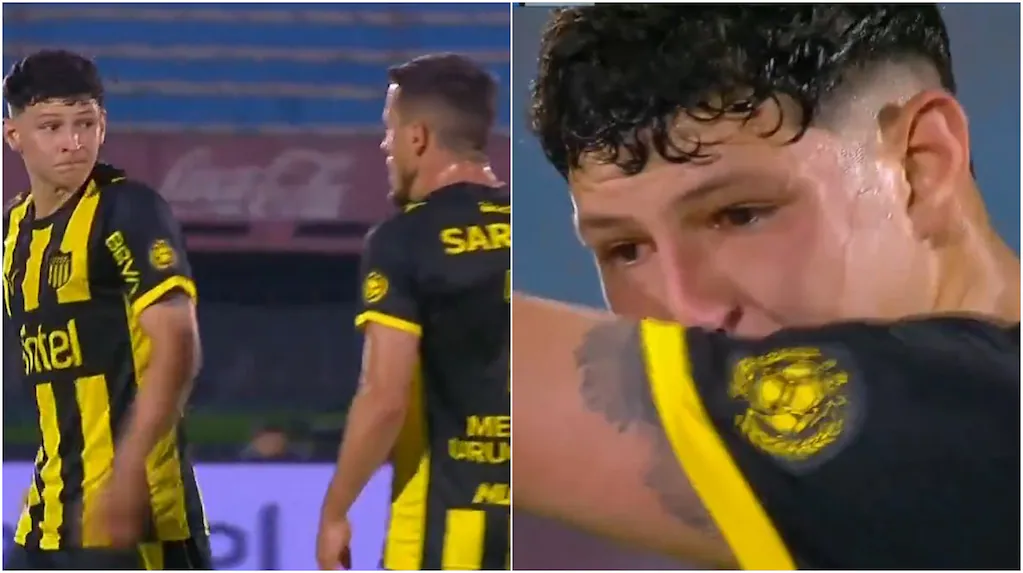 Gesto de fair play de un ex River en Uruguay desata silbidos y llanto en pleno partido